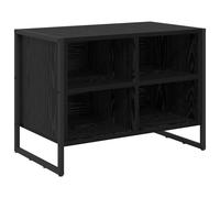 vidaXL Cabinet à chaussures avec stockage Chêne noir 60 x 35 x 44 cm