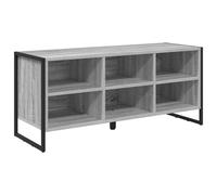 vidaXL Cabinet à chaussures avec stockage Gris Sonoma 60 x 35 x 44 cm