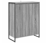 vidaXL Cabinet à chaussures avec stockage Gris Sonoma 79 x 36 x 100 cm