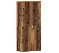 vidaXL Cabinet à Chaussures Marron 80 x 39 x 180 cm Bois d'ingénierie, Entrée Moderne, Meuble à Chaussures Pratique, Organisateur élégant, Rangement stylé pour Salon.