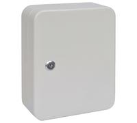 vidaXL Cabinet à clés Crème Acier Moyen Verrous Cabinet à clés