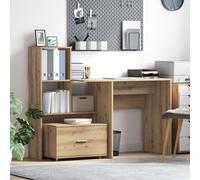 vidaXL Cabinet à tiroirs Chêne Artisan Panneau de Particules, stratifié