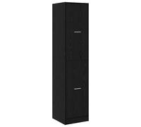 Vidaxl Cabinet D'apothicaire Chêne Noir 40x41x174,5 Cm Bois D'ingénierie