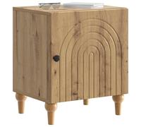 vidaXL Cabinet de Chevet 2 pcs Chêne Artisanal 43 x 34,5 x 50 cm, Table de Nuit Chic rectangulaire, Table de Chevet Moderne, Grand Rangement, Compact, Meuble Pratique pour la Chambre