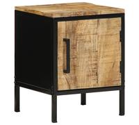 Vidaxl Cabinet De Chevet 30x30x40 Cm Bois Massif Manguier Brut
