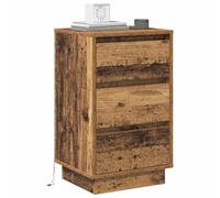 Cabinet de chevet avec tiroir Bois d'ingénierie Table Nuit Moderne vidaXL vidaXL