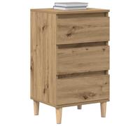 vidaXL Cabinet de Chevet avec tiroir Chêne Artisanal 40 x 35 x 70 cm, Table de Nuit Moderne, Rangement Rustique, Meuble Fonctionnel, tiroir Compact pour la Chambre