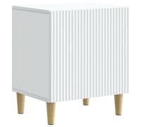 vidaXL Cabinet de chevet Blanc 43 x 34,5 x 50 cm Bois d'ingénierie