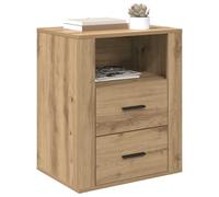 vidaXL Cabinet de Chevet Chêne Artisanal 35 x 50 x 60 cm