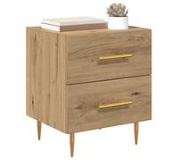 vidaXL Cabinet de Chevet Chêne Artisanal 40 x 35 x 47,5 cm