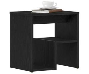 vidaXL Cabinet de Chevet Chêne Noir 40 x 30 x 40 cm Bois d'ingénierie, Table de Nuit Rustique, Meuble de Rangement Compact, Table en Bois, Organisateur Pratique pour Chambre