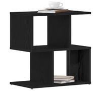 vidaXL Cabinet de Chevet Chêne Noir 50 x 30 x 51,5 cm, Solutions de Stockage rustiques pour la Chambre, Table de Nuit compacte, Organisateur Fonctionnel, Meuble d'intérieur