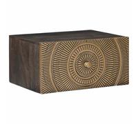 vidaXL Cabinet de Chevet Laiton 40 x 30 x 20 cm, Chambre à Coucher, Rectangulaire, Idées de Design Moderne, Matériaux durables pour du mobilier Qui Dure, Idées déco stylées