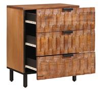 vidaXL Cabinet de chevet Marron