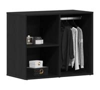 vidaXL Cabinet de Cosmétiques avec étagère Chêne Noir 80 x 40 x 65 cm, Meuble de Rangement Salon, rectangulaire, Design Moderne, Espace Pratique, pour Une Maison Bien organisée