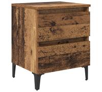 Vidaxl Cabinet De Lit Bois Ancien 40x35x50 Cm Bois Reconstitué