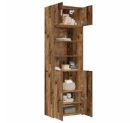 vidaXL Cabinet de Rangement avec étagères Bois Ancien, Rangement Salon, Buffet Rectangulaire Moderne avec Portes, Étagère Fonctionnelle, Gain de Place en Bois
