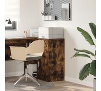 vidaXL Cabinet de Rangement en Chêne Fumé Chêne fumé