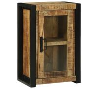 Vidaxl Cabinet De Salle De Bain 40x30x60 Cm Bois Massif Manguier Brut
