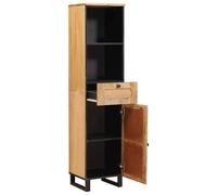 vidaXL Cabinet de salle de bain avec étagère Marron 38 x 33 x 160 cm