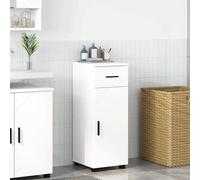 vidaXL Cabinet de salle de bain avec tiroir Blanc 30 x 35 x 80 cm