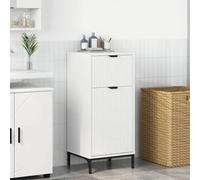 vidaXL Cabinet de salle de bain avec tiroir Blanc 39.5 x 36 x 88 cm
