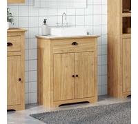 vidaXL Cabinet de salle de bain BODO Marron miel 70 x 35 x 80 cm