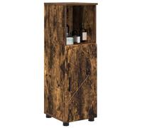 vidaXL Cabinet de Salle de Bain Chêne fumé 30 x 35 x 95 cm