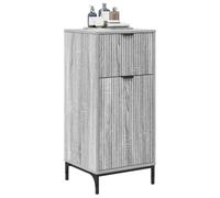 vidaXL Cabinet de Salle de Bain Gris Sonoma 39,5 x 36 x 88 cm