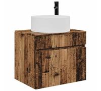 vidaXL Cabinet de Salle de Bain Mural Bois Ancien 59 x 44,5 x 50 cm,