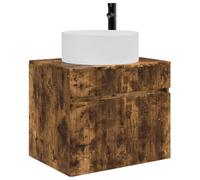 vidaXL Cabinet de Salle de Bain Mural Chêne fumé 59 x 44,5 x 50 cm,