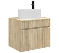 vidaXL Cabinet de Salle de Bain Mural Chêne Sonoma 59 x 44,5 x 50 cm,