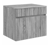vidaXL Cabinet de Salle de Bain Mural Sonoma Gris 59 x 44,5 x 50 cm,