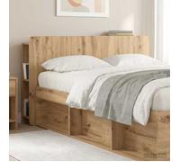 vidaXL Cabinet de Tête de Lit Chêne artisanal Bois d'ingénierie