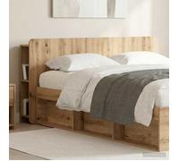 vidaXL Cabinet de Tête de Lit Chêne artisanal Bois d'ingénierie 8001218