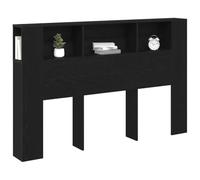 vidaXL – Tête de lit Chêne noir 160×19×104,5 cm – Bois d'ingénierie 862759