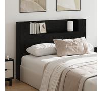 Vidaxl Cabinet De Tête De Lit Chêne Noir Bois D'ingénierie