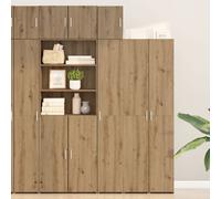 vidaXL Cabinet mural en chêne fait main 30x42,5x40 cm en bois reconstitué