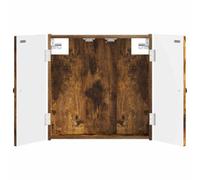 vidaXL Cabinet pour Cible Breda Chêne fumé 52,5 x 10,5 x 53,5 cm