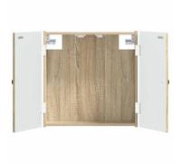 vidaXL Cabinet pour Cible Breda Chêne Sonoma 52,5 x 10,5 x 53,5 cm