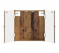 vidaXL Cabinet pour Cible Ede Bois Ancien 52,5 x 10,5 x 53,5 cm