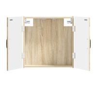 vidaXL Cabinet pour Cible HAARLEM Chêne Sonoma 52,5 x 10,5 x 53,5 cm