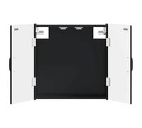 vidaXL Cabinet pour Cible HAARLEM Noir 52,5 x 10,5 x 53,5 cm