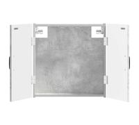 vidaXL Cabinet pour Cible Utrecht Gris béton 52,5 x 10,5 x 53,5 cm