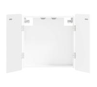 vidaXL Cabinet pour Cible ZWOLLE Blanc Brillant 52,5 x 10,5 x 57,5 cm