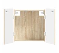 vidaXL Cabinet pour Cible ZWOLLE Chêne Sonoma 52,5 x 10,5 x 57,5 cm
