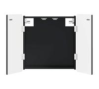 vidaXL Cabinet pour Cible ZWOLLE Noir 52,5 x 10,5 x 57,5 cm