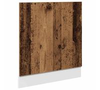 vidaXL Cache de lave-vaisselle imitation vieux bois 60x1,5x67 cm Matériau dérivé du bois