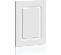 vidaXL Cache de lave-vaisselle Kalmar blanc 45x1,5x67 cm Bois composite