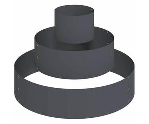 vidaXL Cache-Pot de Jardin Anthracite 90 x 90 x 20 cm, Jardin et terrasse, Pot Rond Moderne, Pots en métal Robuste, Acier, déco extérieure